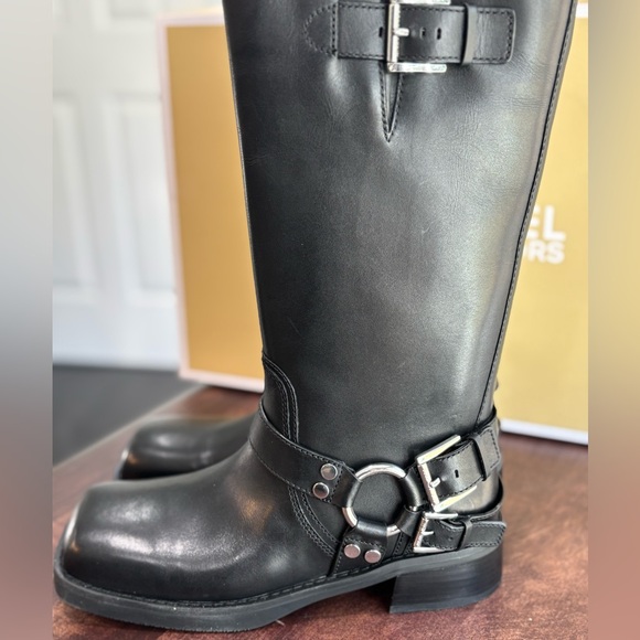 MICHAEL MICHAEL KORS Crosby Leather Moto Boot - Picture 9 of 15